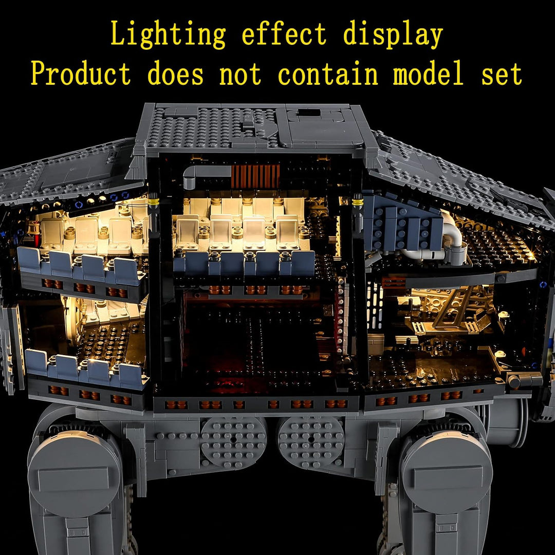 GEAMENT (grosse Grösse LED Licht-Set Kompatibel mit Lego Star Wars 75313 at-at Baumodell (Lego Set N
