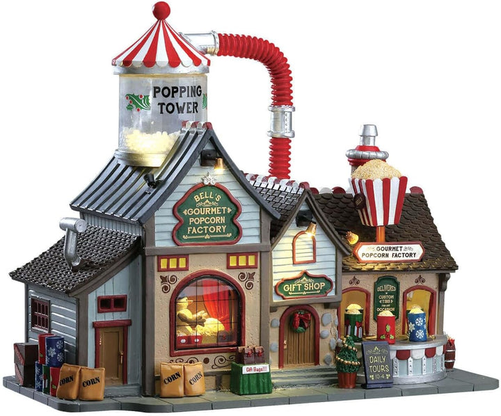 Lemax - Bell's Gourmet Popcorn Factory, with 4.5V Adaptor