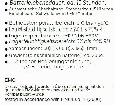 LATNEX HF-B3G Triple Axis HF RF Power Meter Analysegerät und Detektor Messen EMF cell phones-smart m