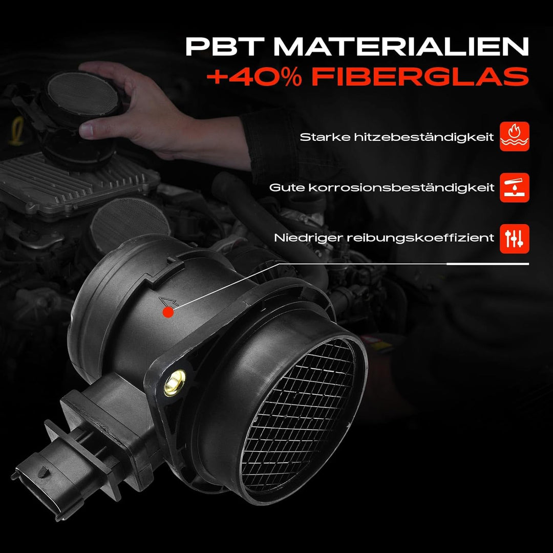 Luftmassenmesser 4-Polig für 147 GT 937 Mito 955 Bravo II 198 Doblo 119 223 263 Musa 350 Combo X12 D