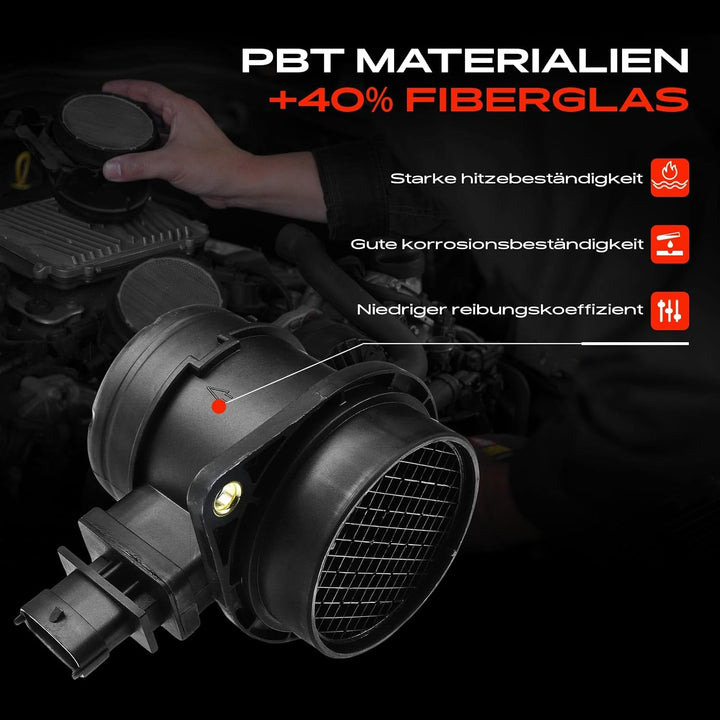 Luftmassenmesser 4-Polig für 147 GT 937 Mito 955 Bravo II 198 Doblo 119 223 263 Musa 350 Combo X12 D