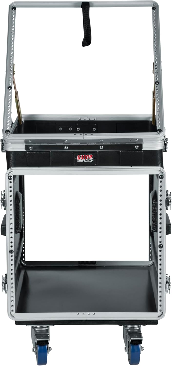 GATOR Cases Polyethylen 19 "GRC 12 HE für oben und 10 HE für die Seite mit Rollen 12 x 10 VE, 12 x 1