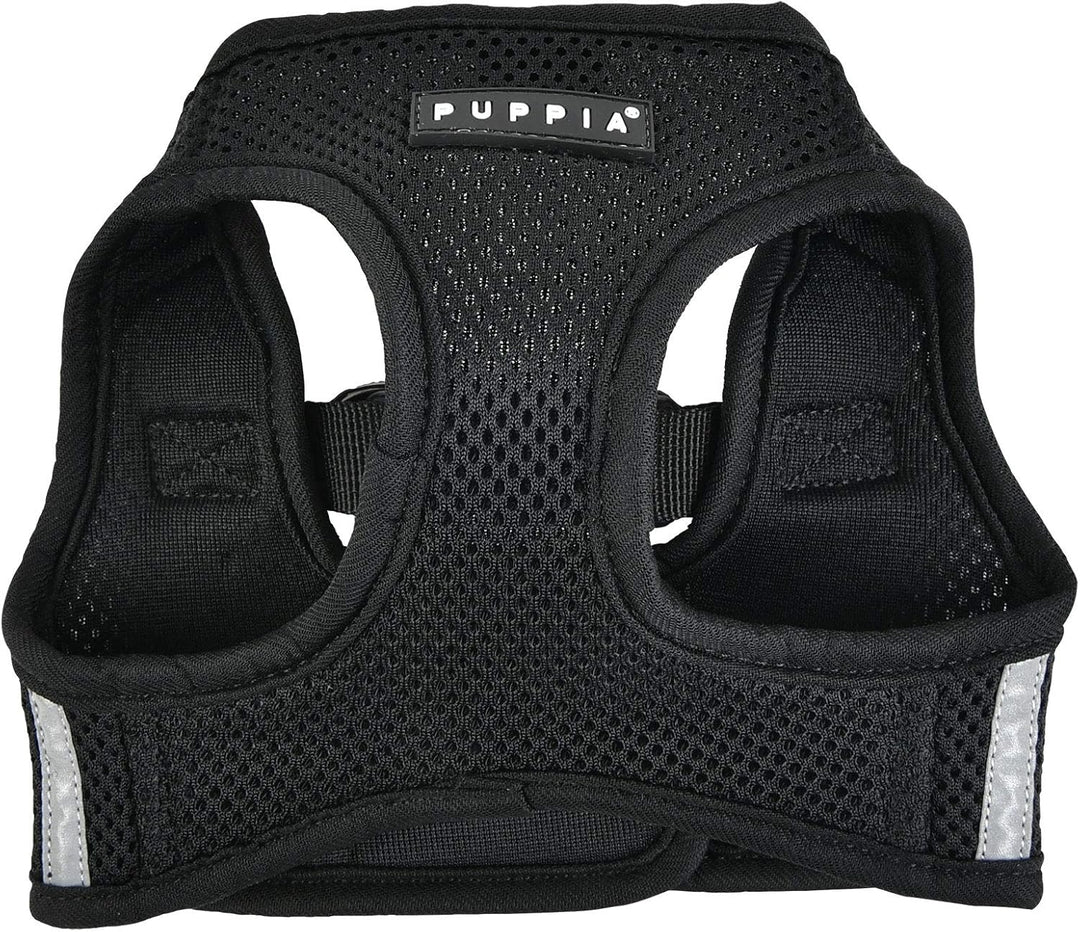 Puppia Soft Vest Harness Pro, Large Schwarz Large, Schwarz Large