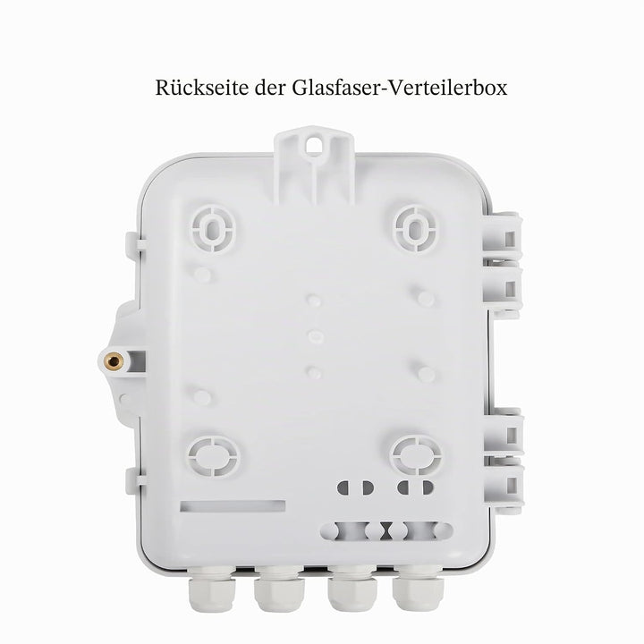 FTTH Faserverteiler-Box, 12 Kerne, Polypropylen, wasserdicht, enthält 1 x FTTH-Glasfaser-Verteilerbo