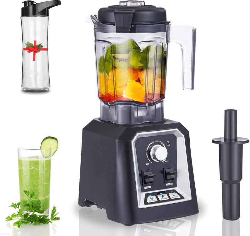 BioloMix Standmixer 2200W SmoothieMixer,Selbstreinigungs funktion, eingebauter Timer,Hochleistungsmi