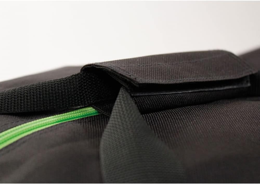 Deluxe Golf-Flugtasche mit Rädern Schwarz, Schwarz