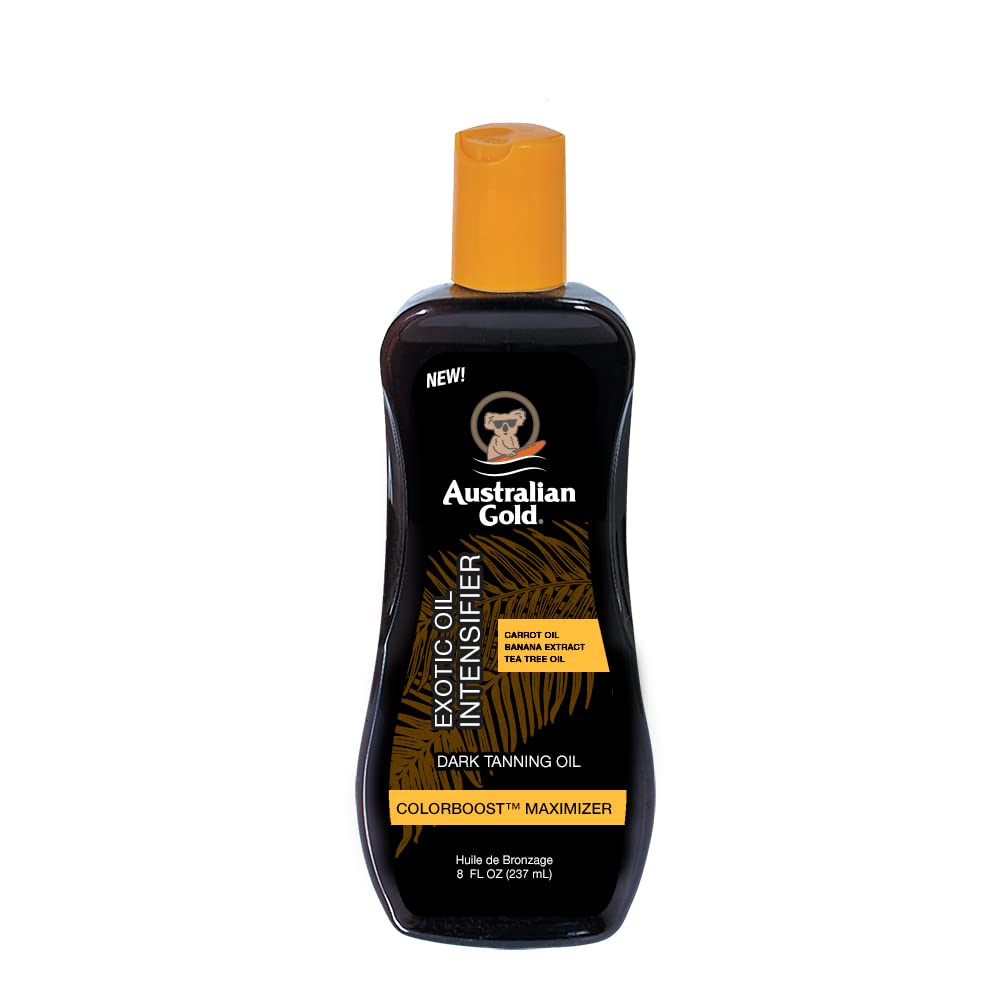 Australian Gold Dark Tanning Exotic Oil Spray, 10295, 1er Pack (1 x 0.237 l) & Moisture Lock Tan Ext