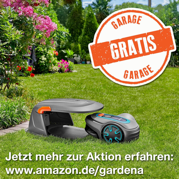 Gardena Mähroboter smart SILENO city 600 m² Set: Innovative LONA AI-Technologie, Steuerung per App,
