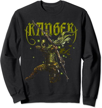 Ranger Archer Hunter Fantasy Tabletop RPG Rollenspiel Gamers Sweatshirt