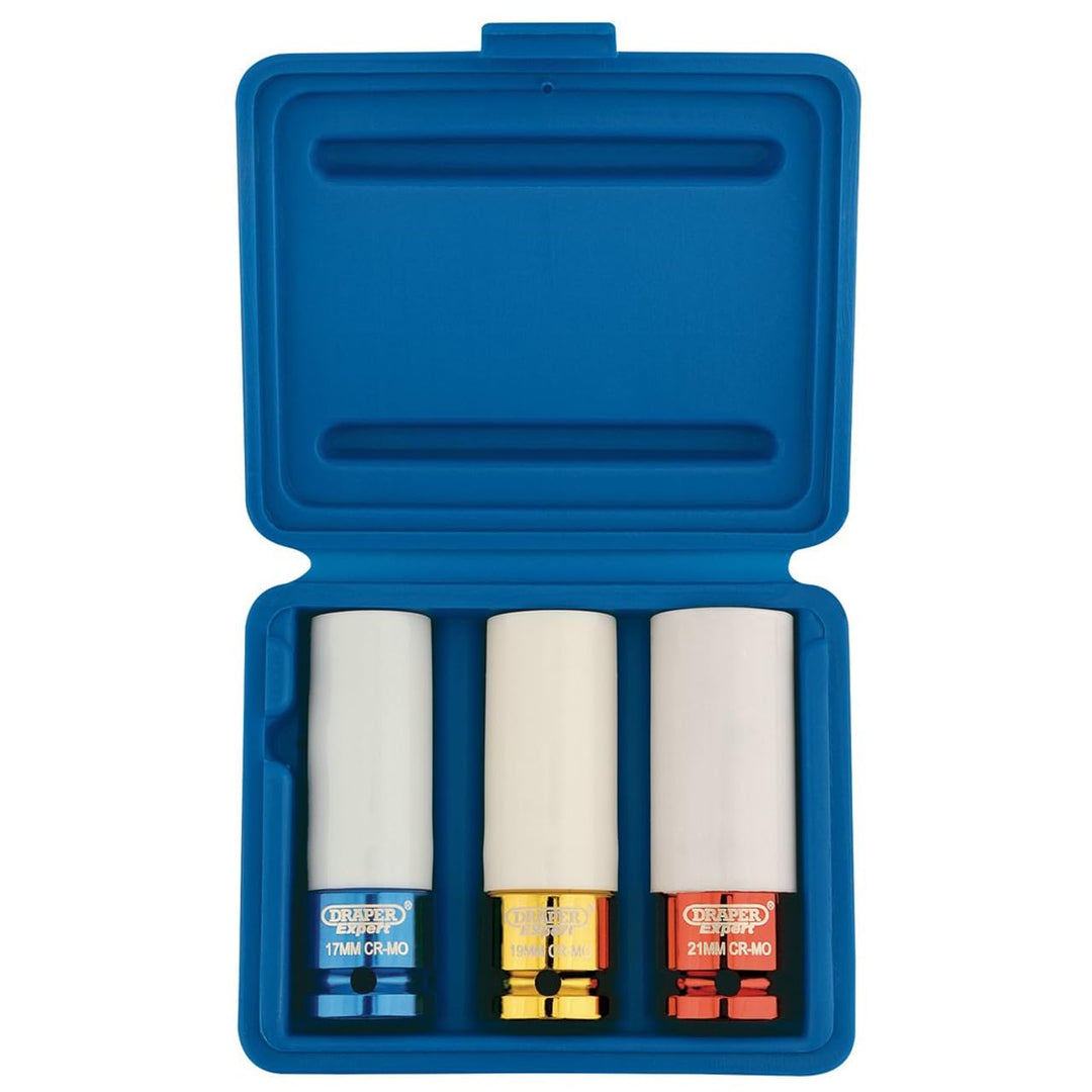 DRAPER 30630 drehmomentmotor Expert Radmutter SOCKETS für Alufelgen, mehrfarbig