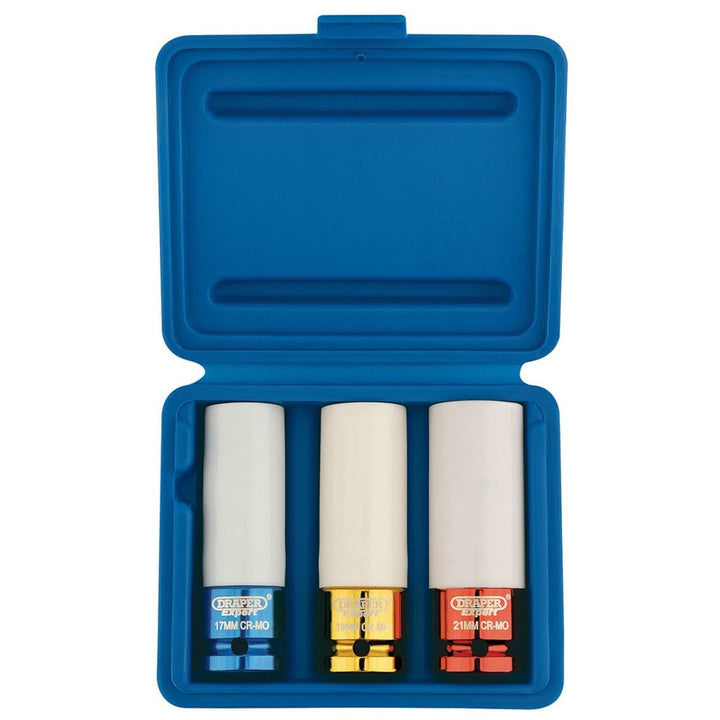DRAPER 30630 drehmomentmotor Expert Radmutter SOCKETS für Alufelgen, mehrfarbig
