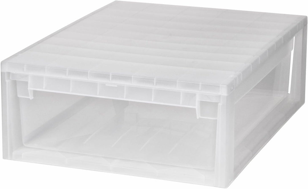 3 Stück Schubladenboxen mit Nutzvolumen 2 Stück mit 22 (XL) und 1 Stück mit 50 (XXL) Liter. Passend