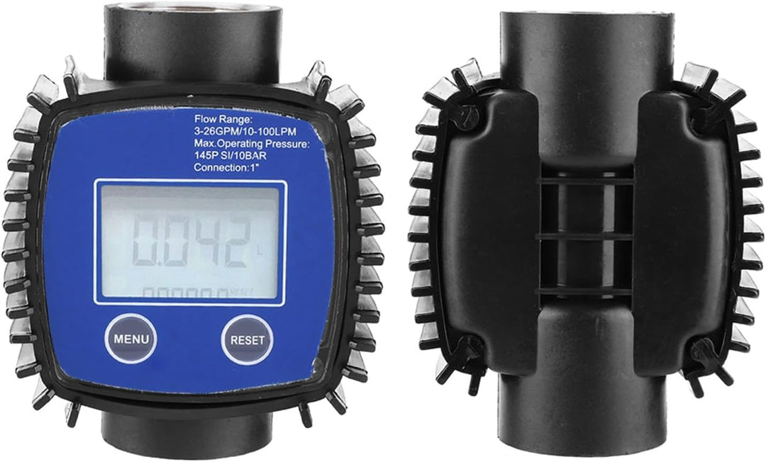 Durchflussmesser mit digitaler Anzeige, hochgenauer Aussengewinde-Durchflussmesser Diesel-Durchfluss