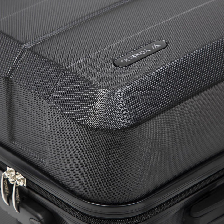 Trolley Reisekoffer, Rollkoffer Handgepäck, Travel Suitcase Hartschalenreisekoffer mit 4 Rollen 360°