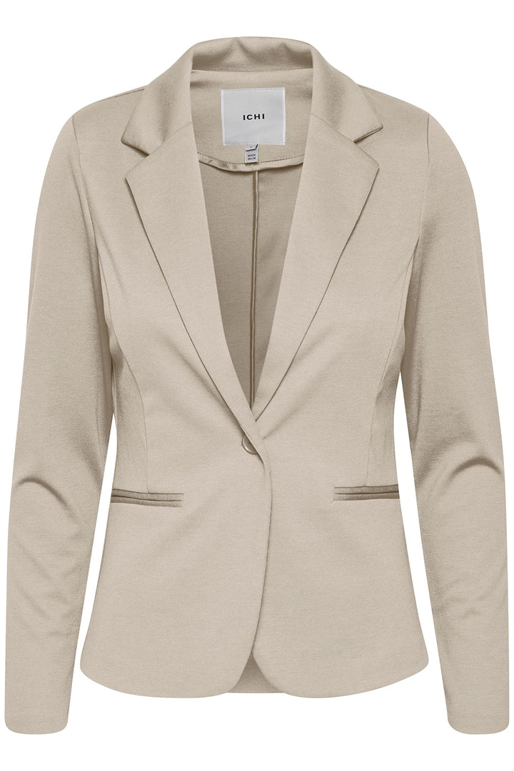 ICHI IHKATE BL Damen Blazer Kurzblazer Jacke EIN-Knopf-Blazer mit Stretch und Reverskragen XXL Doesk