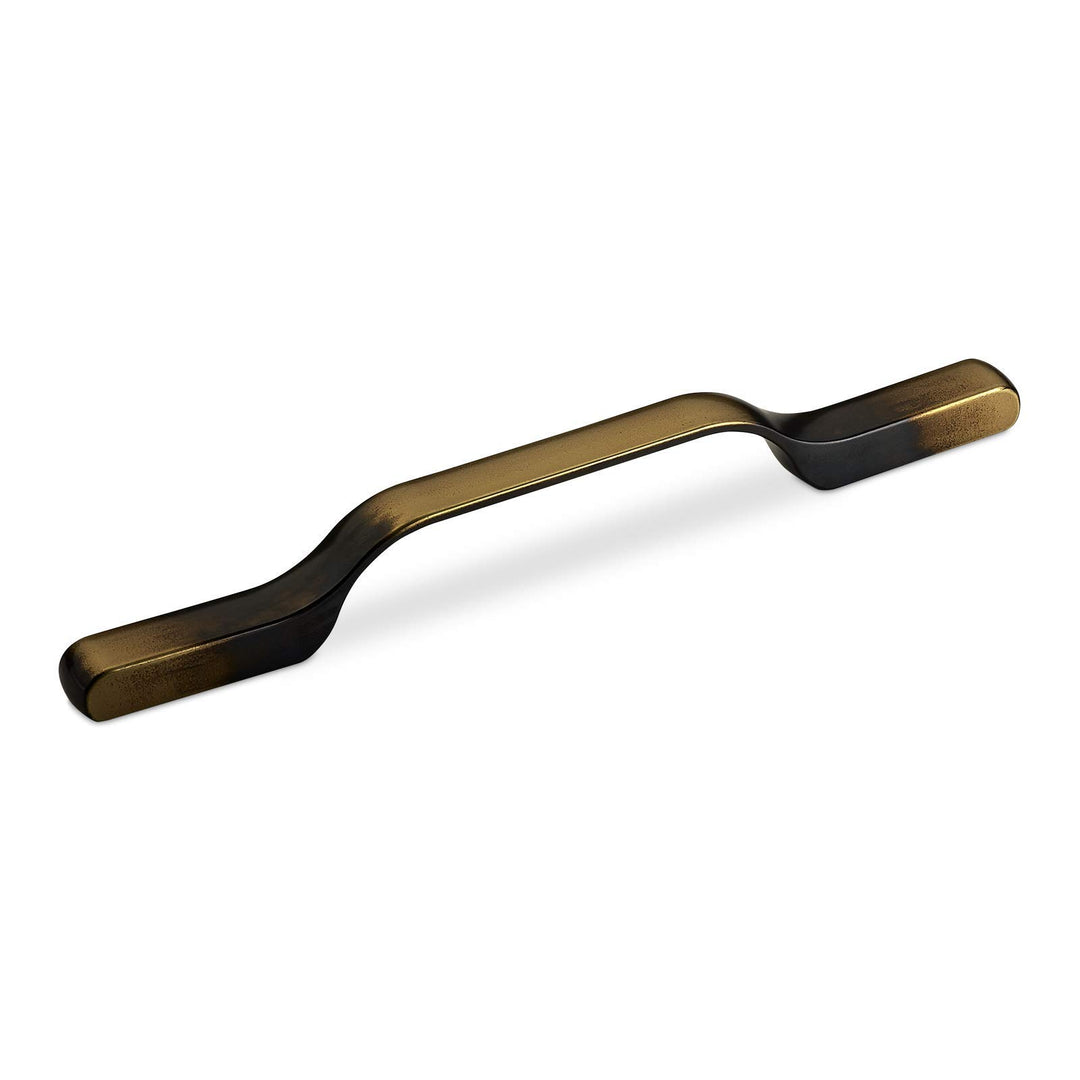 10 Stück Möbelgriffe SW46 BA 160/192 mm Altmessingoptik Türgriffe Schubladengriffe Schubkastengriffe