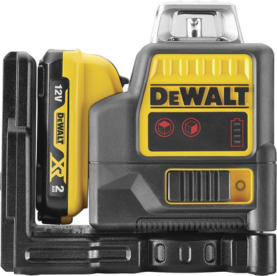 DeWalt Linienlaser (2x 360°, Laserdiode rot, 635 Nm, Laserklasse 2, Lasersichtbarkeit bis 20 m, inkl