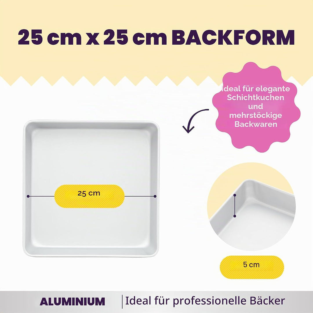 Wilton Performance Pans Quadratische Backform, 25,4 x 5 cm 10 25,4 cm (10 Zoll), Quadrat Pfanne, 10