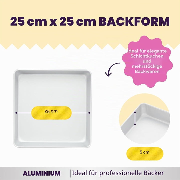Wilton Performance Pans Quadratische Backform, 25,4 x 5 cm 10 25,4 cm (10 Zoll), Quadrat Pfanne, 10