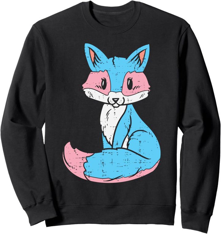 Transgender Fox Transsexual Trans Pride LGBT Sweatshirt