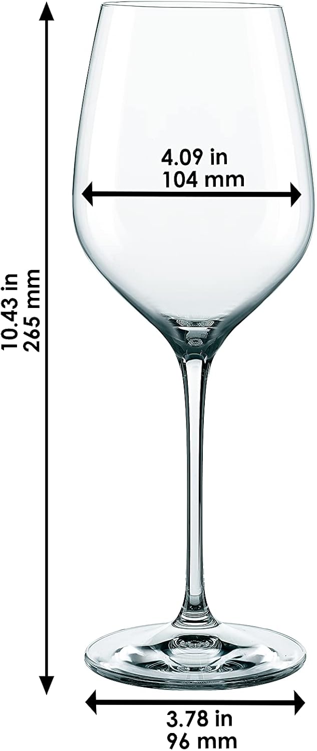 Spiegelau & Nachtmann Weinglas, Glas, Transparent, XL (4er Pack), 4 Bordeaux-Gläser, Bordeaux-Gläser
