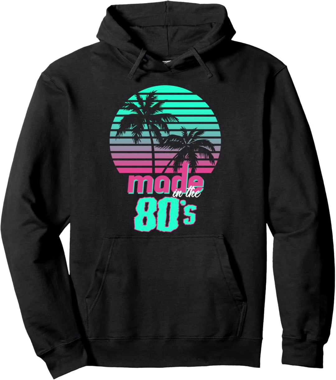 Retro 80s Party Ära - Vintage Achtziger Oldschool 80er Pullover Hoodie