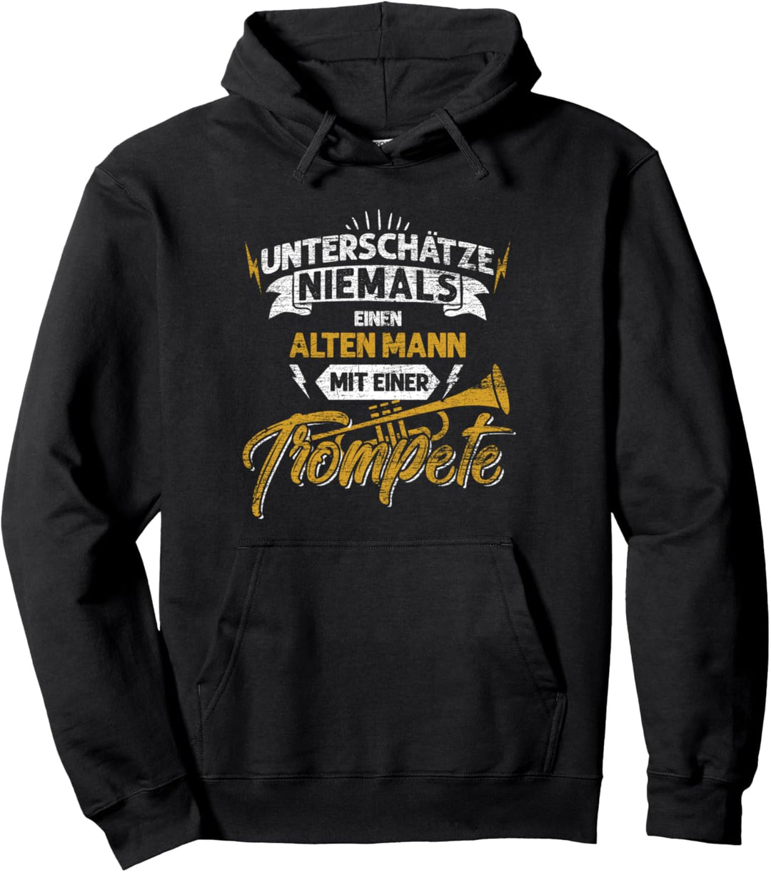 Trompeter Blasmusiker Orchester Vater Ruhestand Opa Trompete Pullover Hoodie