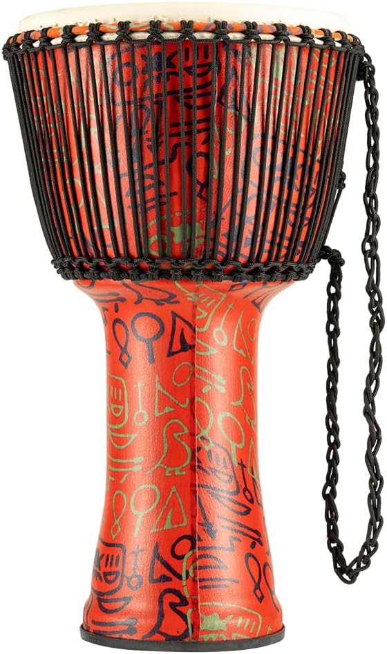 Meinl Percussion 35cm Rope Tuned Travel Series Djembe Trommel - Musikinstrument für Kinder und Erwac