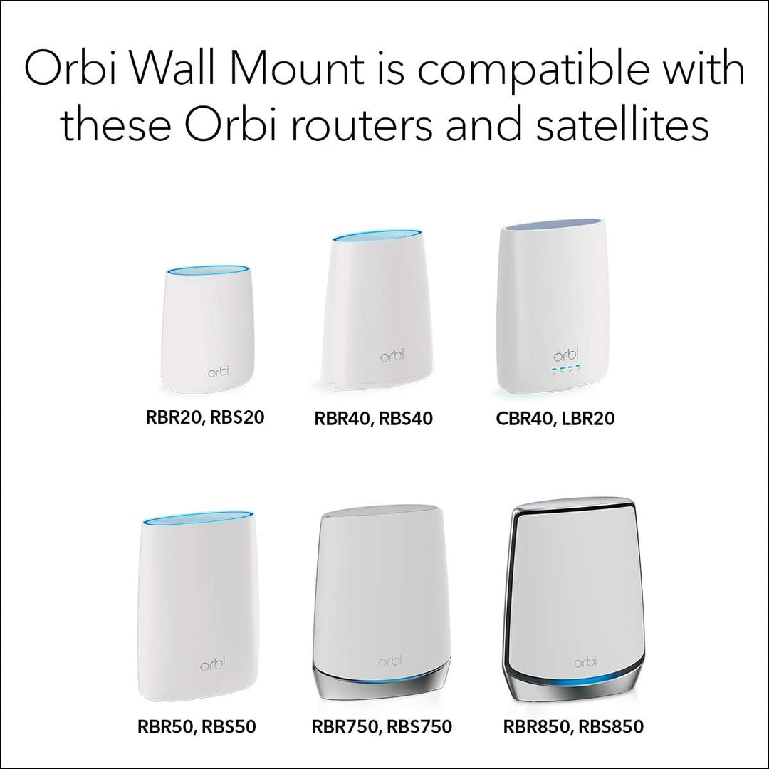 NETGEAR Orbi Wandhalterung RBKWM 1 Stück (kompatibel mit Routern und Satelliten der Orbi Serien RBK5