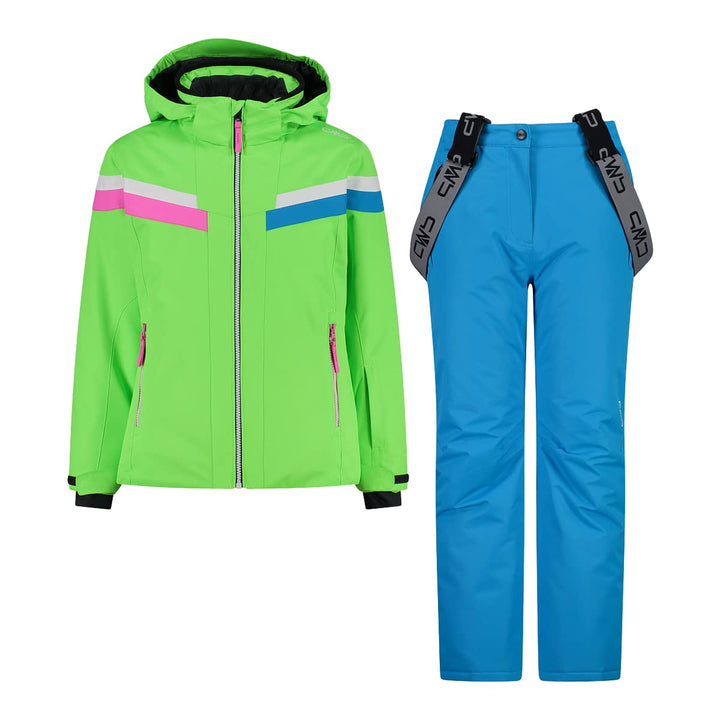 CMP Mädchen Kid G Set Jacket And Pant Pants Set 176 Mela Fluo, 176 Mela Fluo