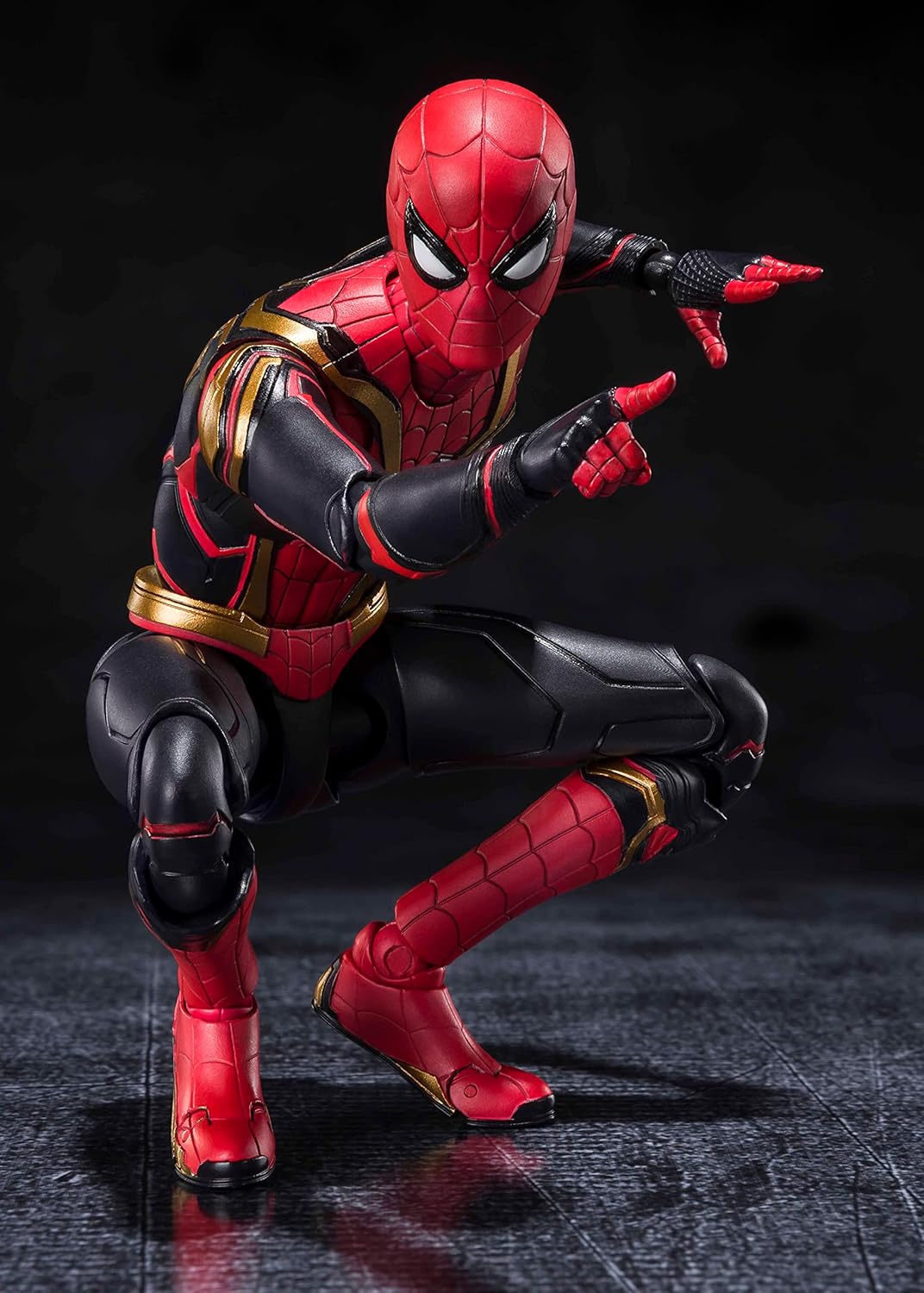TAMASHII NATIONS Bandai Spider-Man: No Way Home Figur S.H. Figuarts Spider-Man (Integrated Suit) Fin