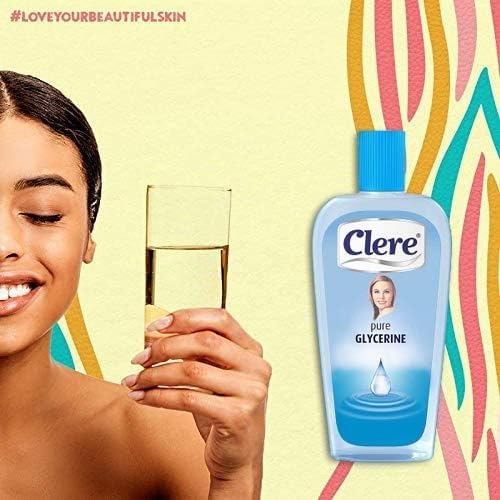 Clere BP Pure Glycerin for Versatile Skin Care, Softening and Moisturizing (Pack of 2, 200ml) Unparf