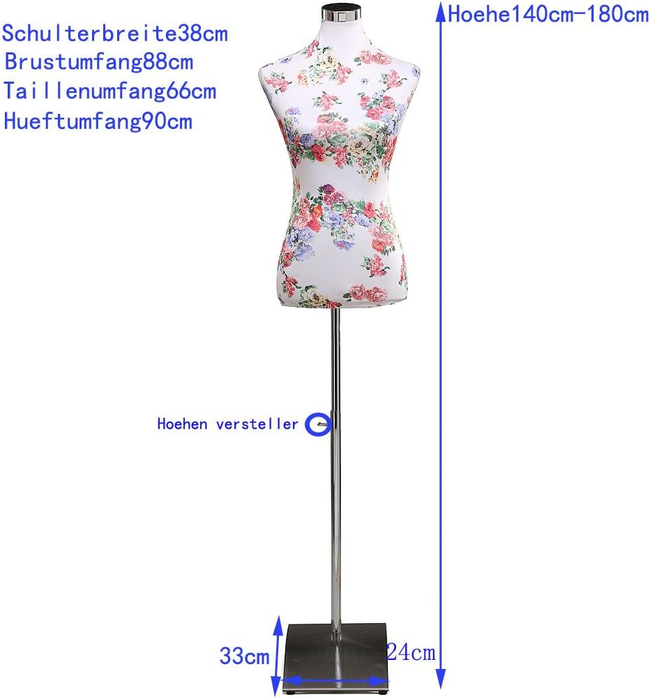 LOYWE Schneiderpuppe Damenbüste Büste Torso Gr.36/38 | LW6028