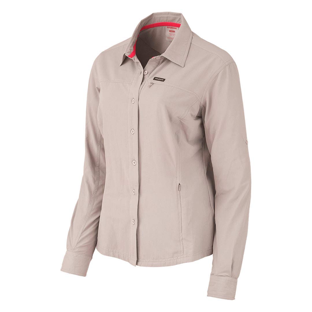 Trangoworld Damen Rawal Hemd XS Dunkelbeige, XS Dunkelbeige