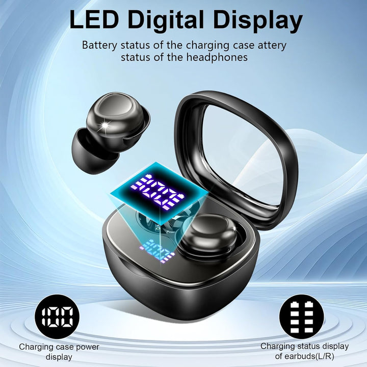 Schlafkopfhörer Bluetooth 5.4 Kopfhörer, 2026 Neue in Ear Mini Kopfhörer Kabellos mit 35 Stunden Akk