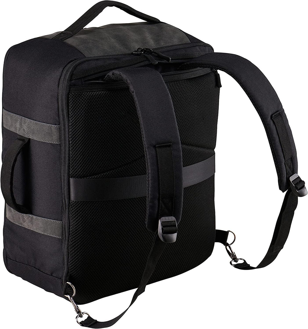 Cabin Max Handgepäck-Rucksack Backpack Reiserucksack Ryanair 40x30x20 24L 40 x 30 x 20cm Schwarz, 40