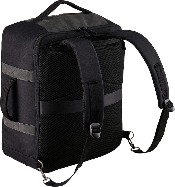 Cabin Max Handgepäck-Rucksack Backpack Reiserucksack Ryanair 40x30x20 24L 40 x 30 x 20cm Schwarz, 40