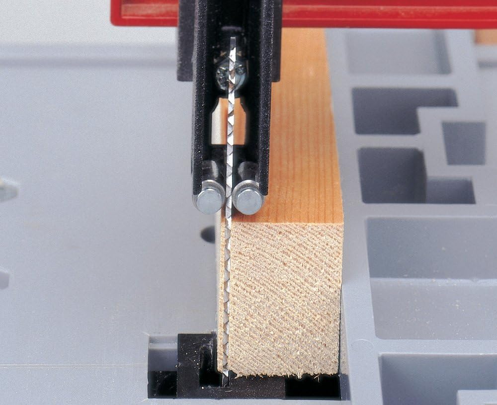 Neutechnik Präz.-Stichsägetisch für jede Stichsäge - Basisgerät + 4 extra langen Sägeblätter Typ BOS