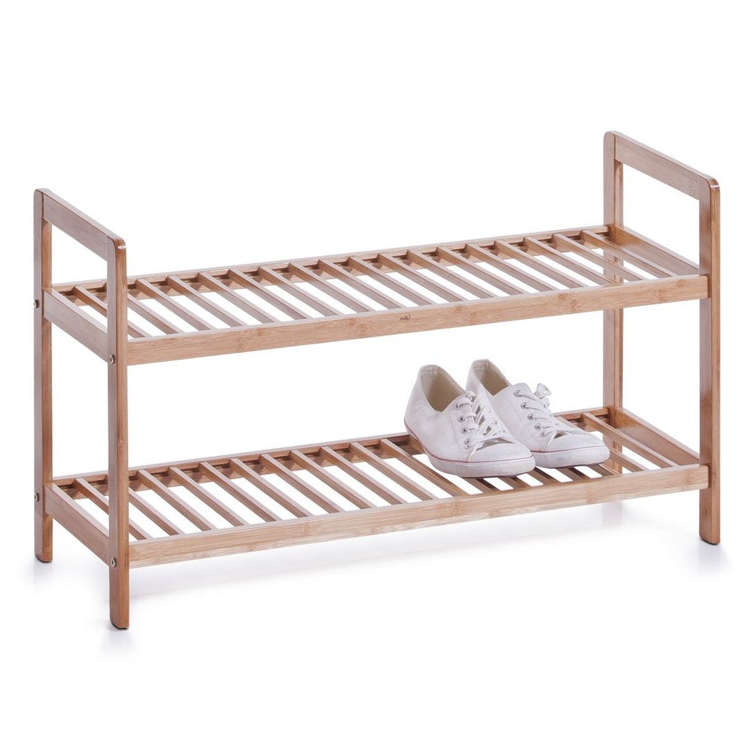Zeller 13560 Schuhregal, Bamboo, L 70 x B 26 x H 40 cm