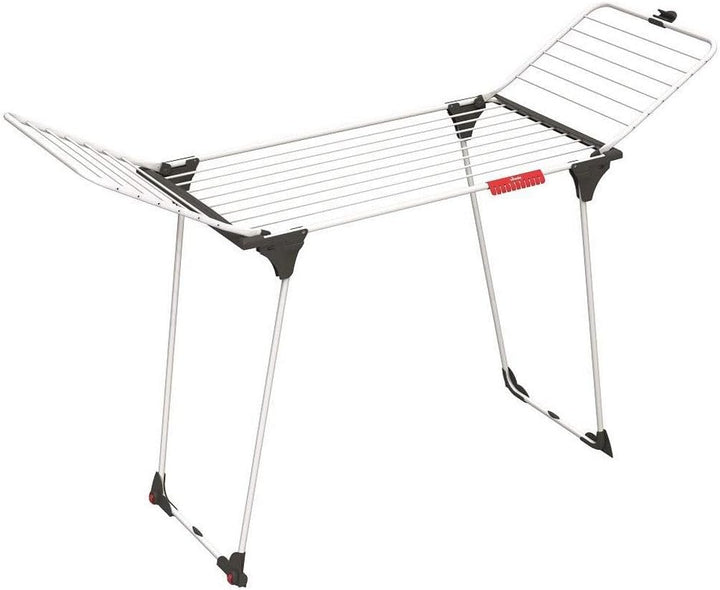 Vileda King Wäscheständer, 20 m Trockenleinenlänge, Kleinteilehalterung, 2.7 kg, 2.7 kg Grau