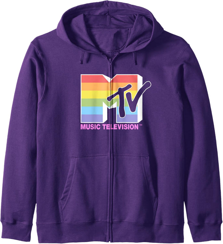 MTV Rainbow Logo Kapuzenjacke