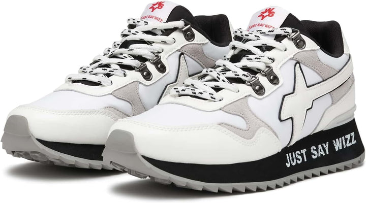 w6yz Yak-M.-Sneakers aus technischem Gewebe und Veloursleder 41 EU Weiss, 41 EU Weiß