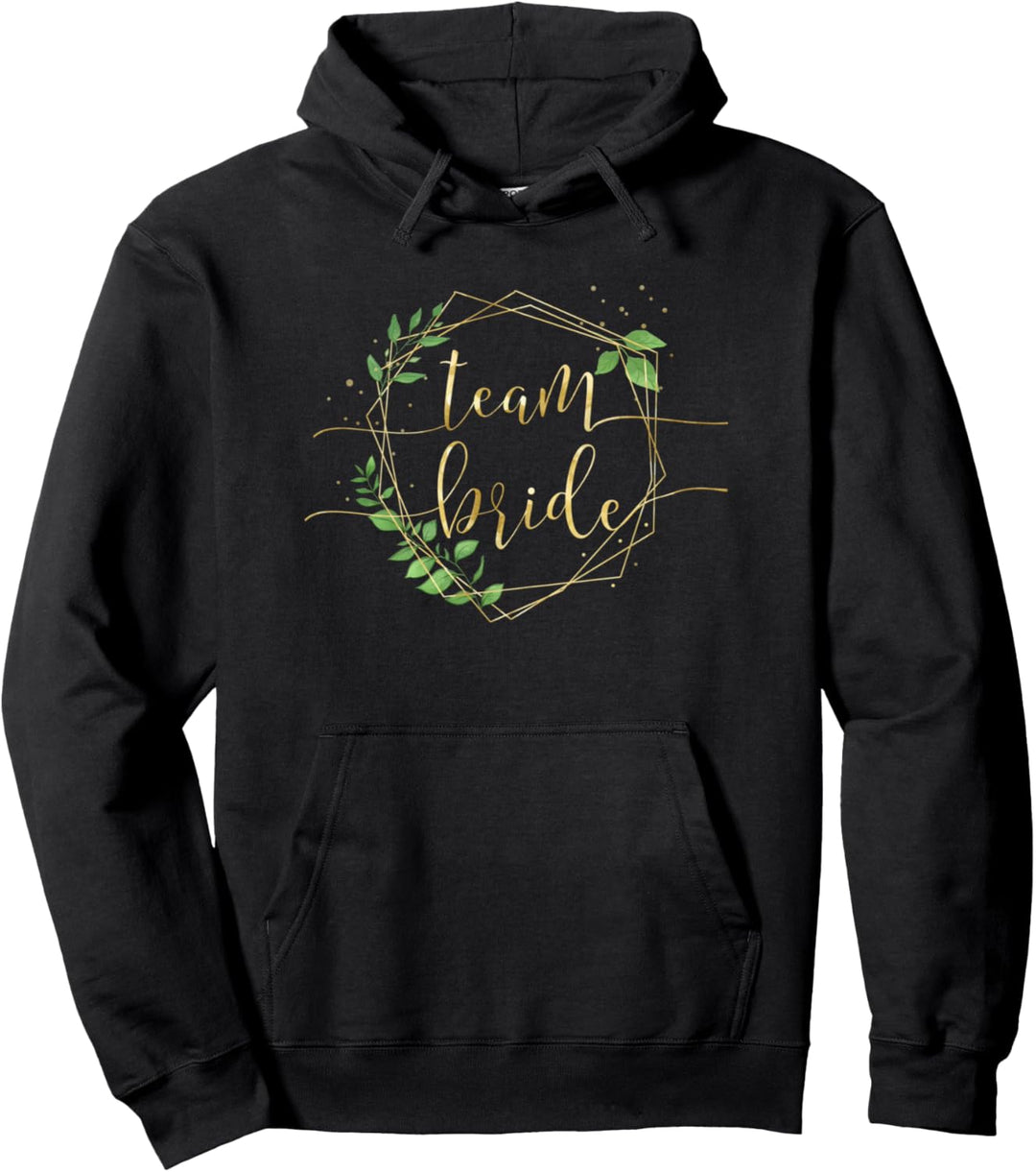 JGA Junggesellinnenabschied Team Bride Floral Pullover Hoodie