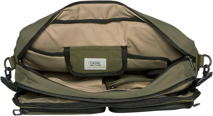 camel active bags Brooklyn Herren Businesstasche AktentascheBraun 38 x 13 x 27 Grün, 38 x 13 x 27 Gr