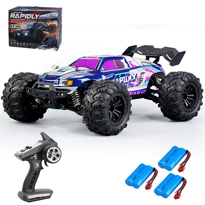 X-Verse 1:16 Ferngesteuertes Auto, 50KM/H Kohlebürste Motor RC Hohe Geschwindigkeit Offroad Drift Re