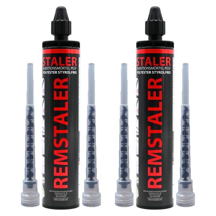 2x Remstaler VERBUNDMÖRTEL 300ml | -HÖCHSTE QUALITÄT- made in GERMANY | Injektionsmörtel | Montagemö