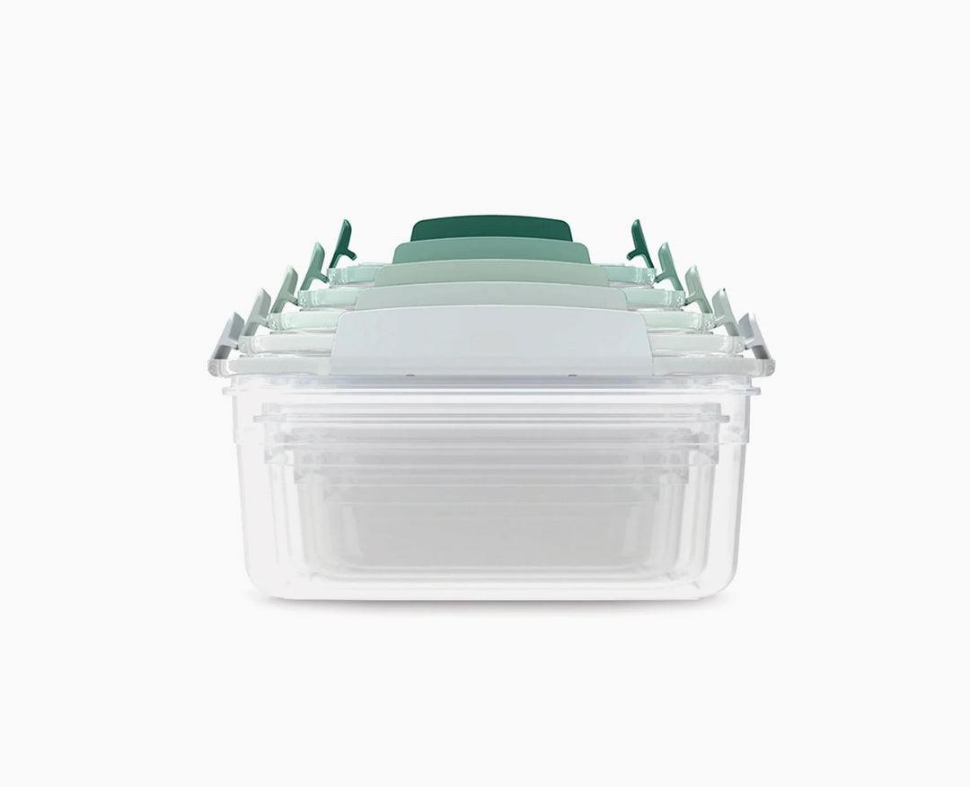 Joseph Joseph Nest Lock, 5 Stück Kunststoff Küche Lebensmittel Lagerung aufbewahrungsbox mit Deckel,