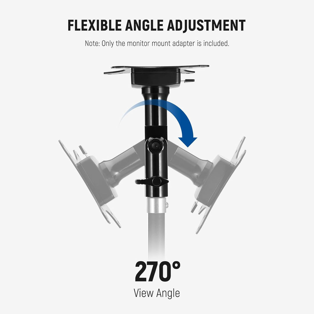 NEEWER Monitor Mount Adapter Halterung mit Schnellverschluss VESA Halterung, 270° verstellbarer Meta