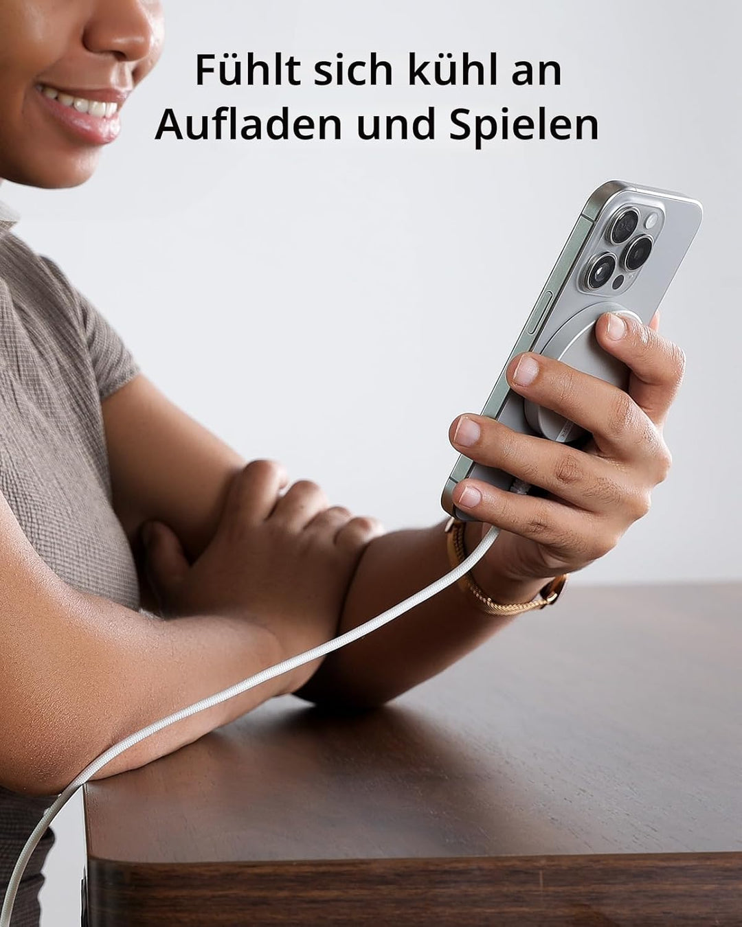 ESR für Magsafe Ladegerät 15W, Wireless Charger für iPhone 17/17e/16/15/14/13/12, AirPods 4/3/2 Pro,