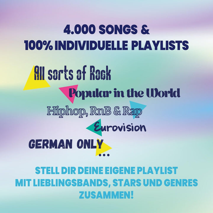 Kosmos Play - The Music Party Game, Deutsch, Spielt mit eurer Lieblingsplaylist 4000+ Songs, Musik-P